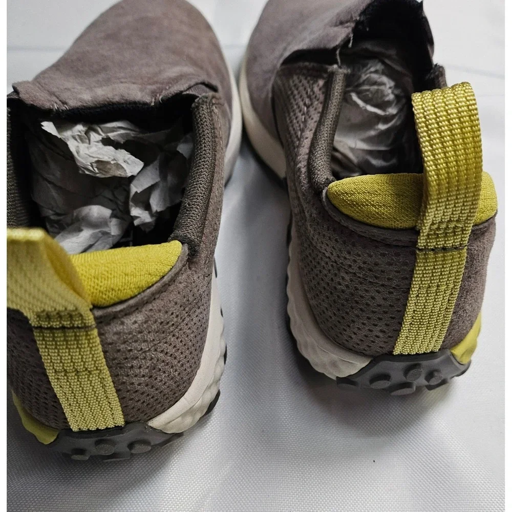Merrell Falcon Slip On Shoes Women Size 5.5 Grey Yellow Trail Running J45752 NEW
